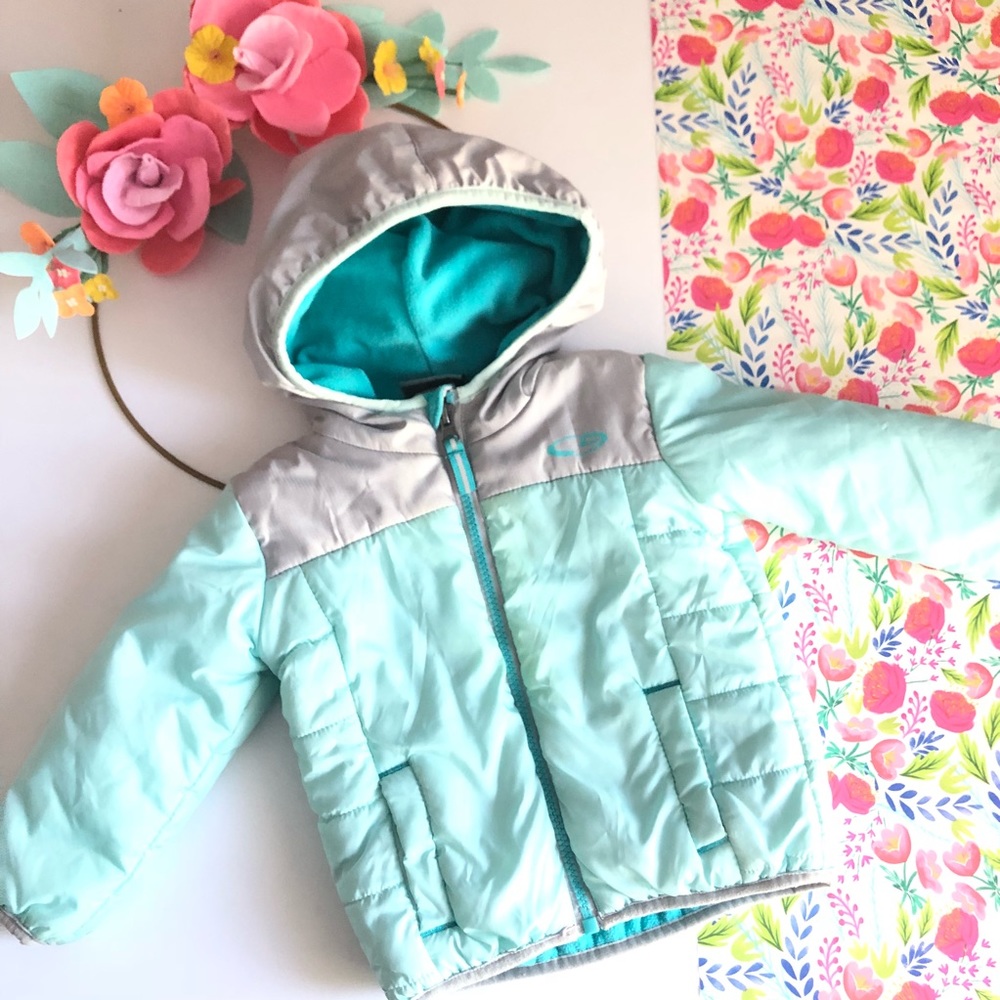 Kids Champion Puffer Fleece lined coat / jacket